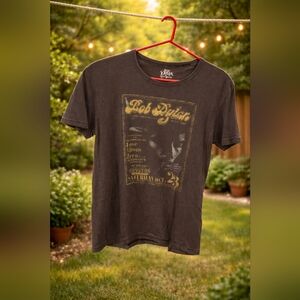 Bob Dylan Graphic Tee - Black and Gold